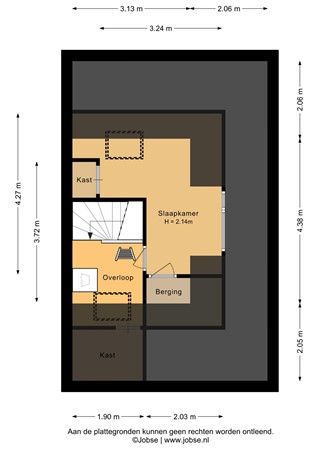 Floorplan - Kubboot 22, 3751 ZJ Bunschoten-Spakenburg